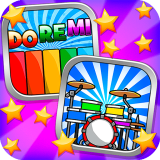 Çocuklar için Piyano ve Davul Oyunu