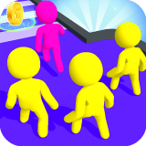 Giant Run Renkli Koşu Kalabalık Anahtarı Oyunu