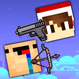 İki oyuncu için Noobs Savaşı Oyunu