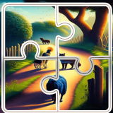 Kediler ve Köpekler Slayt Bulmaca Oyunu