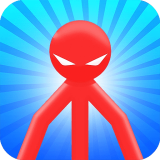 Kırmızı Çöp Adam Canavar Okuluna Karşı Oyunu