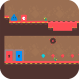 Kırmızı ve Mavi Kırmızı Orman Oyunu