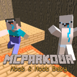 MCParkour Noob ve Noob Baby Oyunu