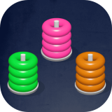 Renkli Çember Yığını Oyunu