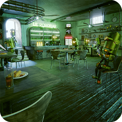 Robot Bar - Farkları bulun Oyunu